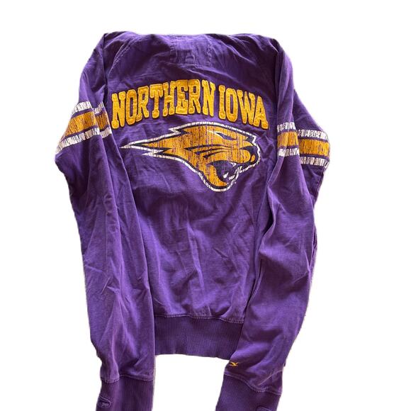 Purple Women's UNI Panthers Hoodie Medium - Picture 2 of 3